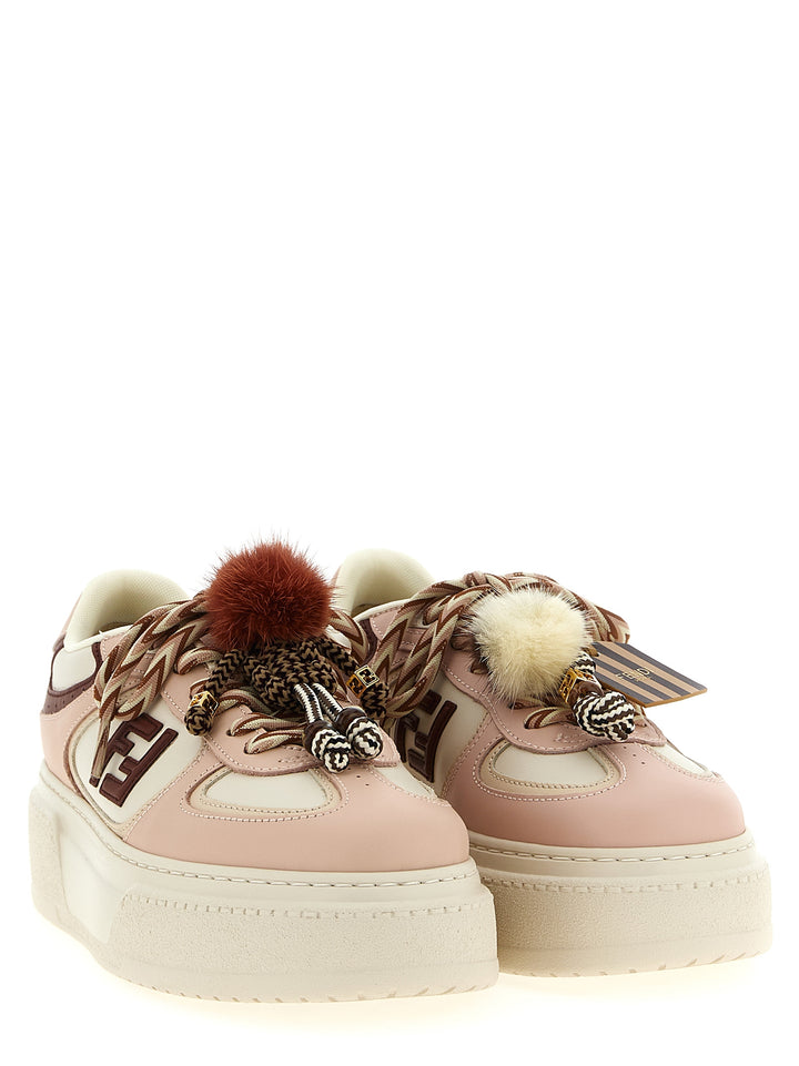 Fendi Fendi Match Sneakers - Rosa | 0a15282da646642cfaca5edb2c50cda5e174bf08
