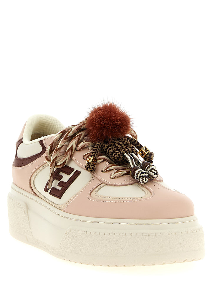 Fendi Fendi Match Sneakers - Rosa | 928e512ea32b55b71461bb49ae3547521ba31ca8
