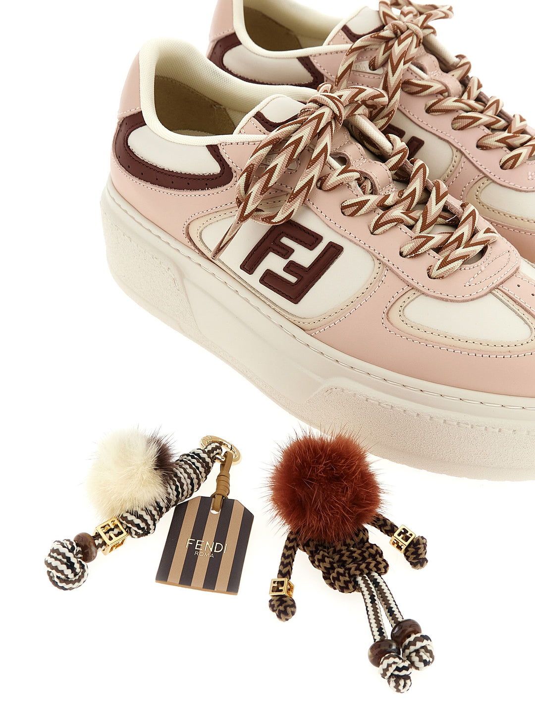 Fendi Fendi Match Sneakers - Rosa | e501b69b86fbf742a0544f4bd4f8e8d2cfa9f325