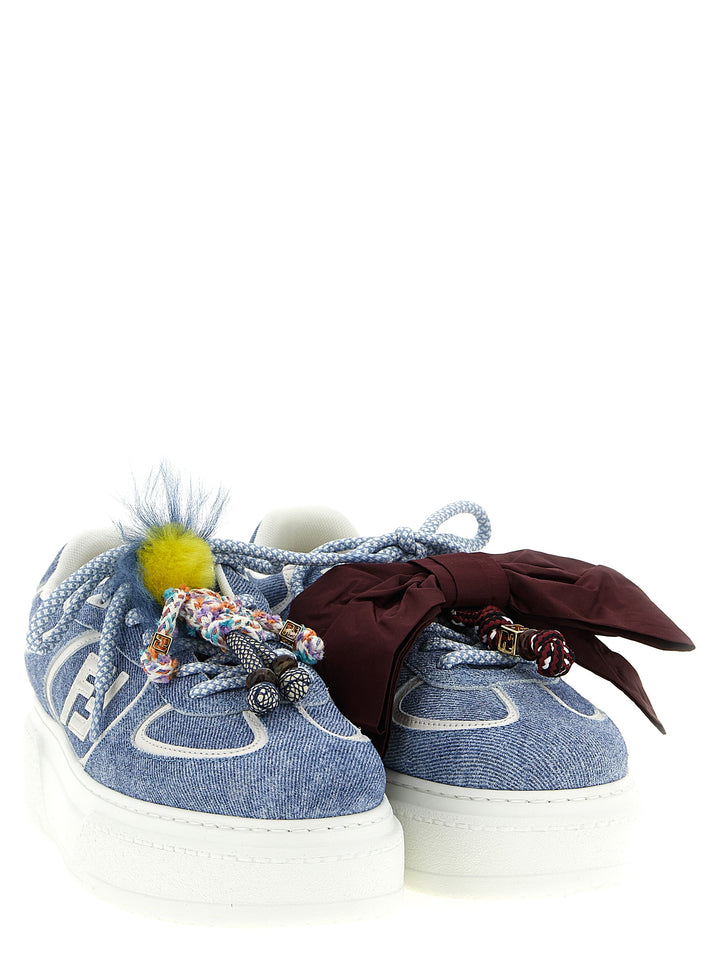 Fendi Fendi Match Sneakers - Celeste | a90d9ac6af3f615992e8603b9345f836d74a4bc3