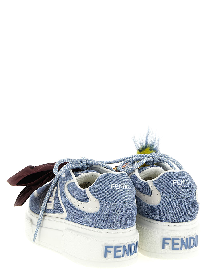 Fendi Fendi Match Sneakers - Celeste | e983f759441277607ab650db1868a18da73e6ad4