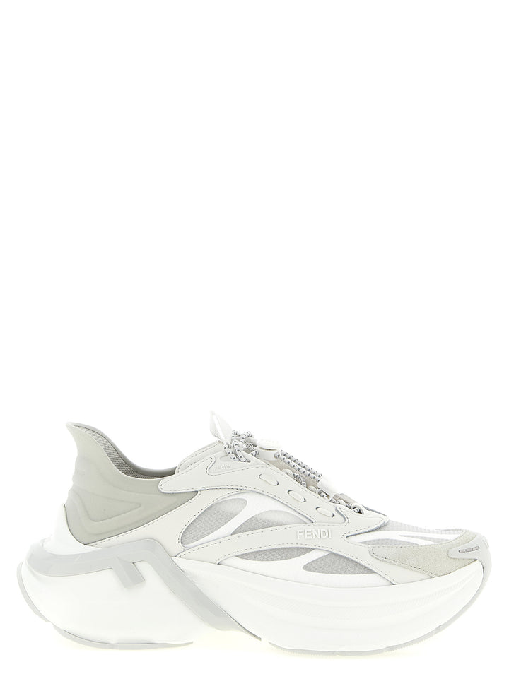Fendi Fendi F-Light Sneakers - Grigio | ff25f14687f29af73f55b5f75faad58b815b0e55