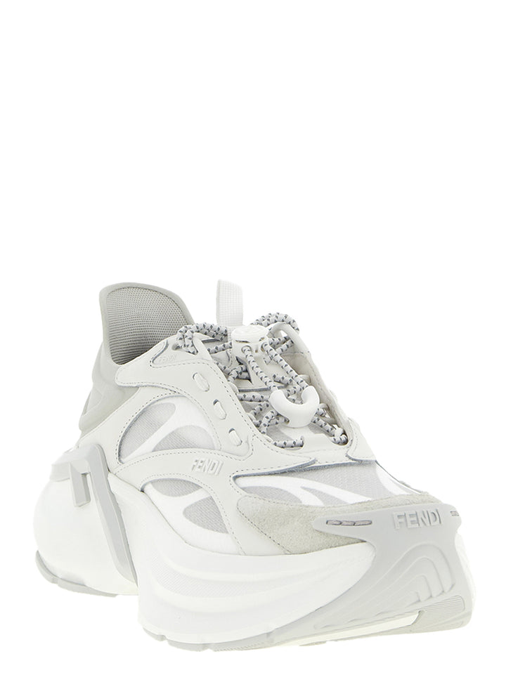 Fendi Fendi F-Light Sneakers - Grigio | d305ee08bf3c1005cb93628442638376ee4feae4