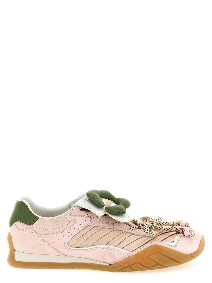Fendi Fendi Wave Pulse Sneakers - Rosa | 11f8feb0500d0b3e406385eb6f3607e5104db530