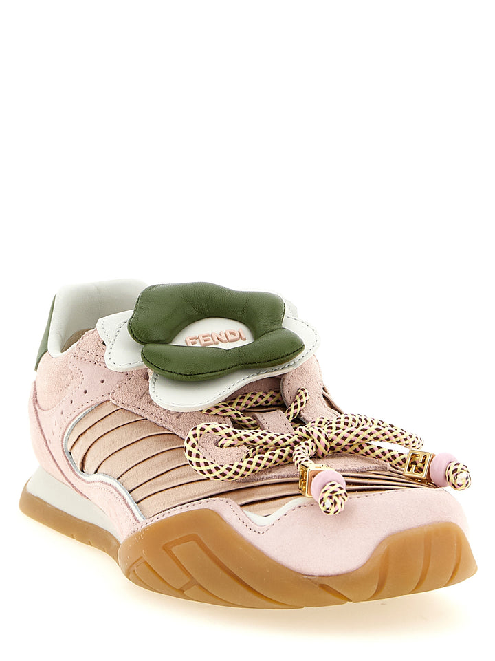 Fendi Fendi Wave Pulse Sneakers - Rosa | 3496711613b22d6c9461883dee986e301ee88d7e