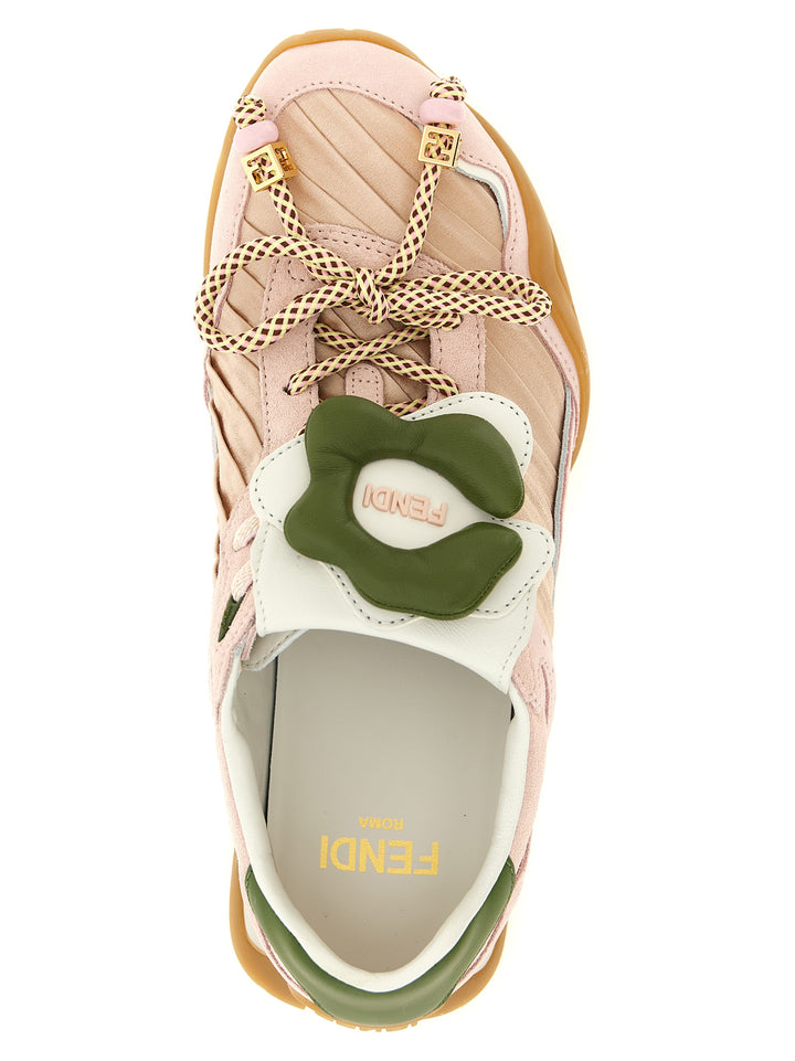 Fendi Fendi Wave Pulse Sneakers - Rosa | 941cac122a9b3f7b8599fe72d86270b284e6d7a7