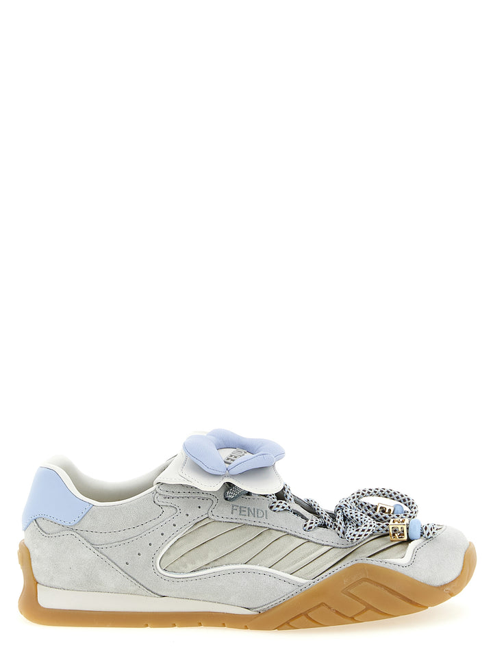 Fendi Fendi Wave Pulse Sneakers - Grigio | 4fd2081408a2181b2d857ba96394091f063bdcb9