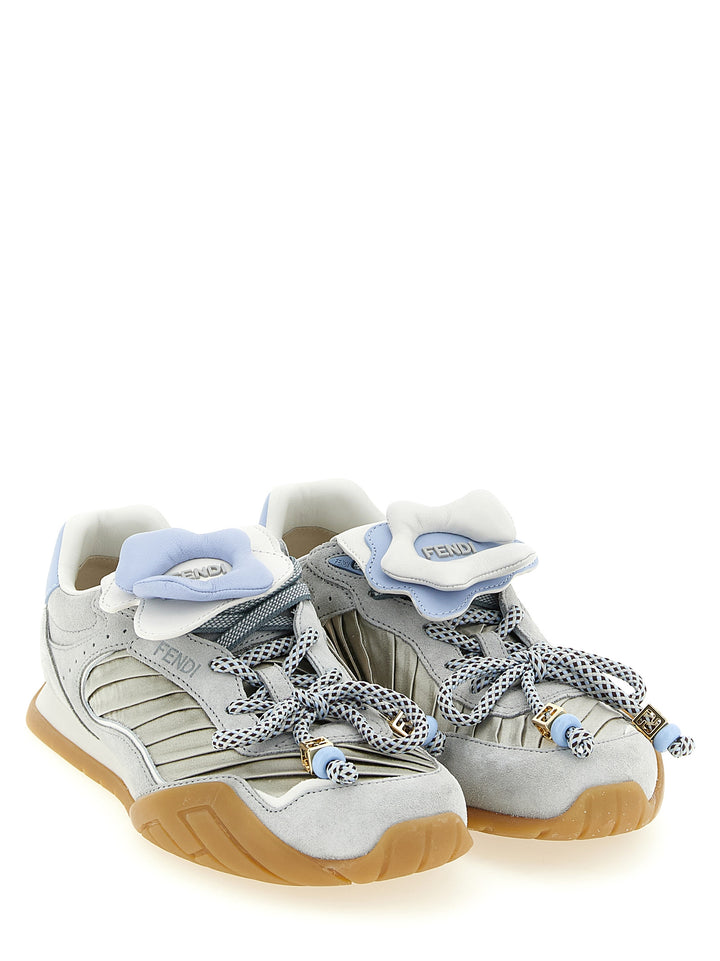 Fendi Fendi Wave Pulse Sneakers - Grigio | 343c161e03177a600c14ef2a0da68d919b2776c8
