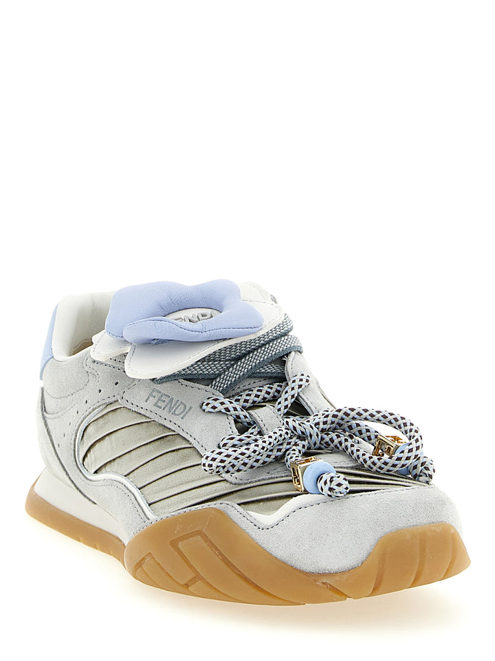 Fendi Fendi Wave Pulse Sneakers - Grigio | cb799f3656e33570360fd571df6451dfeeed8ec8