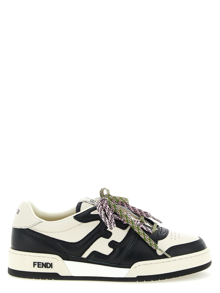 Fendi Fendi Match Sneakers - Bianco/Nero | f7341b780ef1c8d04eebd5d2a84be0232271e581