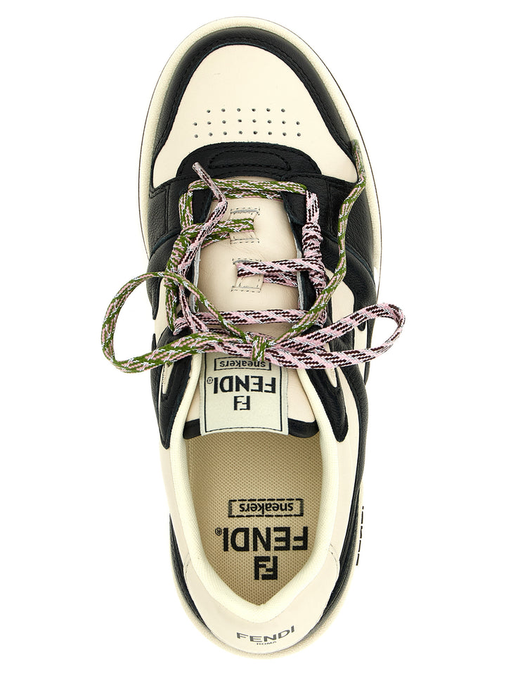 Fendi Fendi Match Sneakers - Bianco/Nero | 8c7c7cb32ffb1d05a36db97b36728c7e67444987