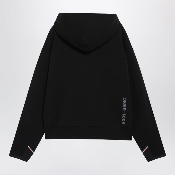 Moncler Grenoble Cárdigan con Cremallera Negro en Polartec