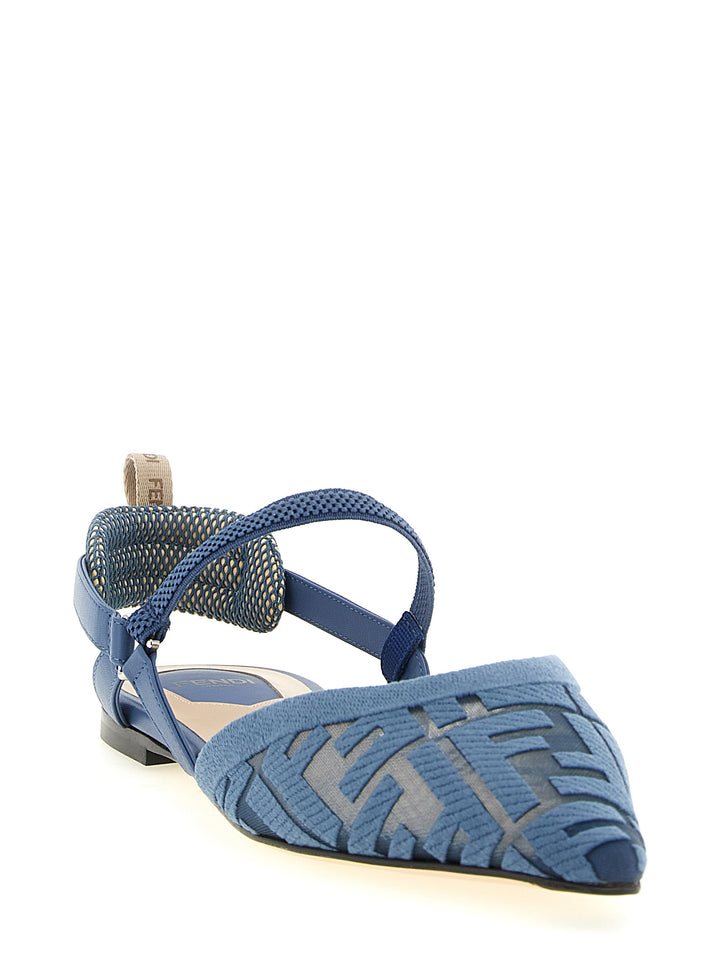 Fendi Colibrì Lite Sandali - Celeste | 0c489283a860a594551f6cb276f9789e4f46e2b3