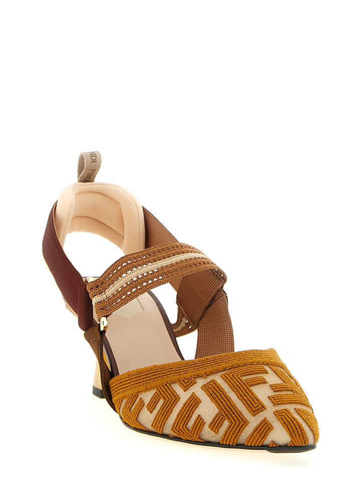 Fendi Colibrì Decollete - Marrone | af0e8c9eb75cc16d33abeed29de66f537376d5c8