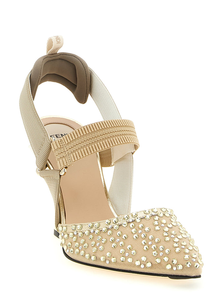 Fendi Colibrì Decollete - Beige | faaf08c3fcc845ac0bae8b12c7f81fd77c907055