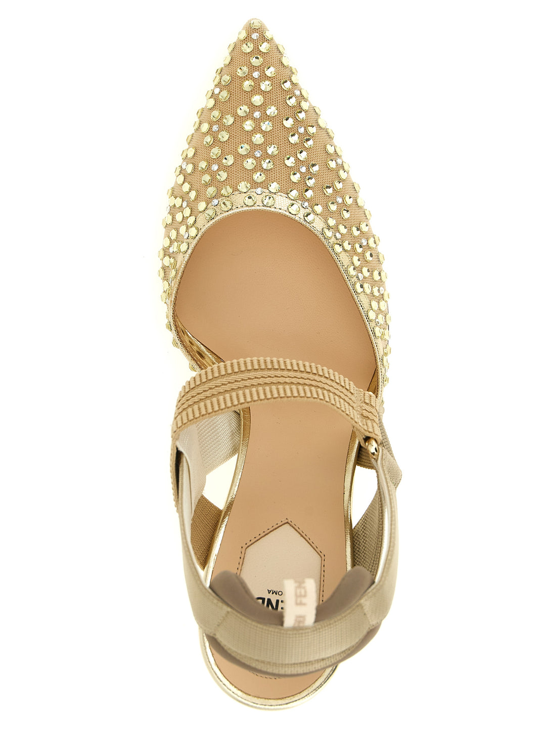 Fendi Colibrì Decollete - Beige | 85e3e23590927c7068aa4322b5e984c6f86972a3