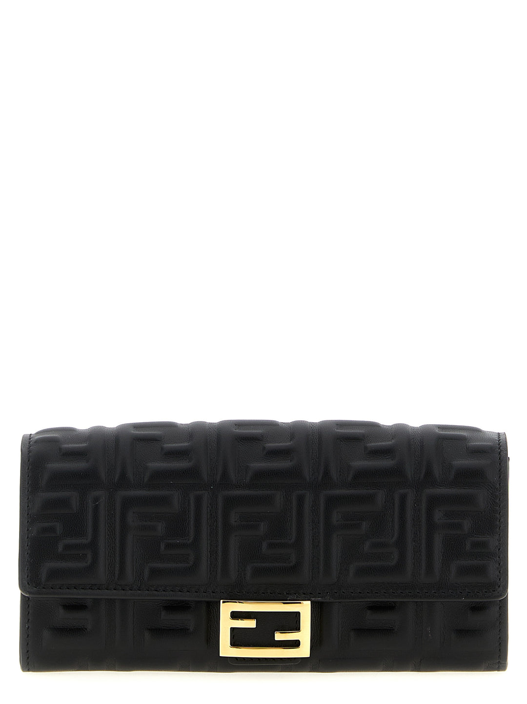 Fendi Baguette Portafogli - Nero | b5e4851c4d441f46c95baacc8342cb148b846932