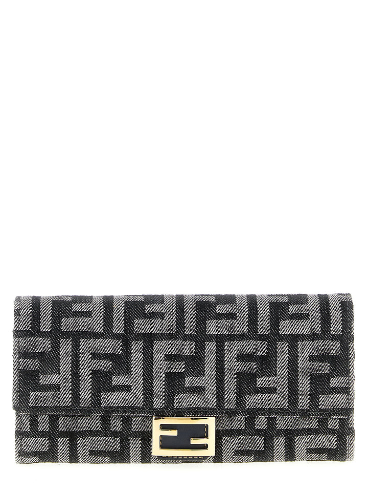 Fendi Baguette Portafogli - Nero | 393ad3dbeeb225d2d6ffdc161d0f73ddedbbed11