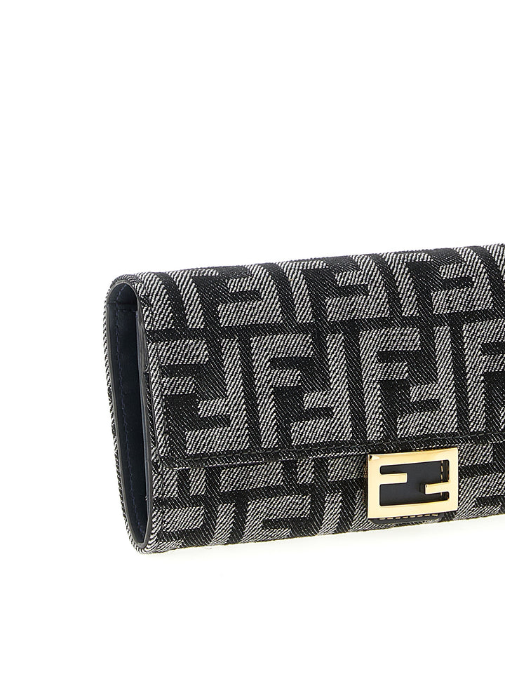 Fendi Baguette Portafogli - Nero | cda5afb6e31ded4d6af30fff57be79bc927c9e9e