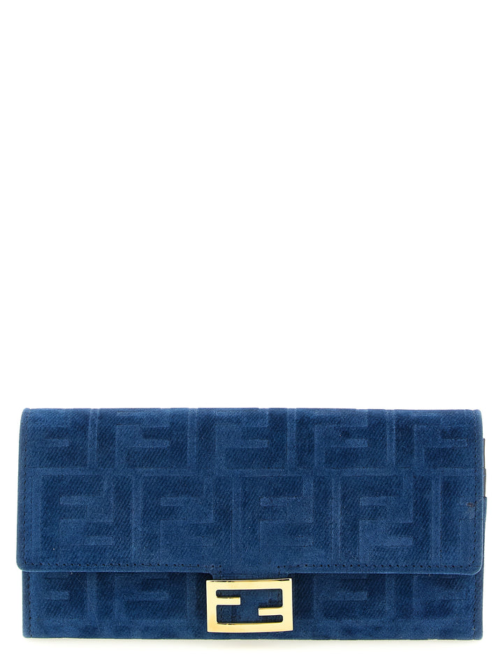 Fendi Continental Baguette Portafogli - Blu | db2e54c7cd6720980044ca0e07ccd1e16abcae99