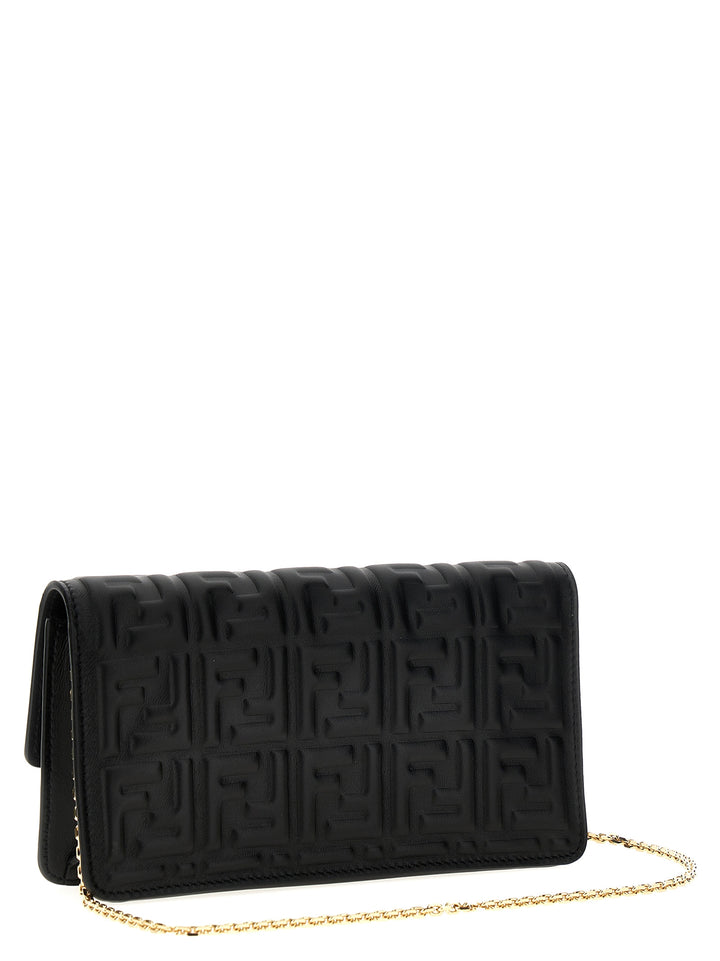 Fendi Baguette Portafogli - Nero | efb9af11692db4e322fe79ee448614c85243f8a6