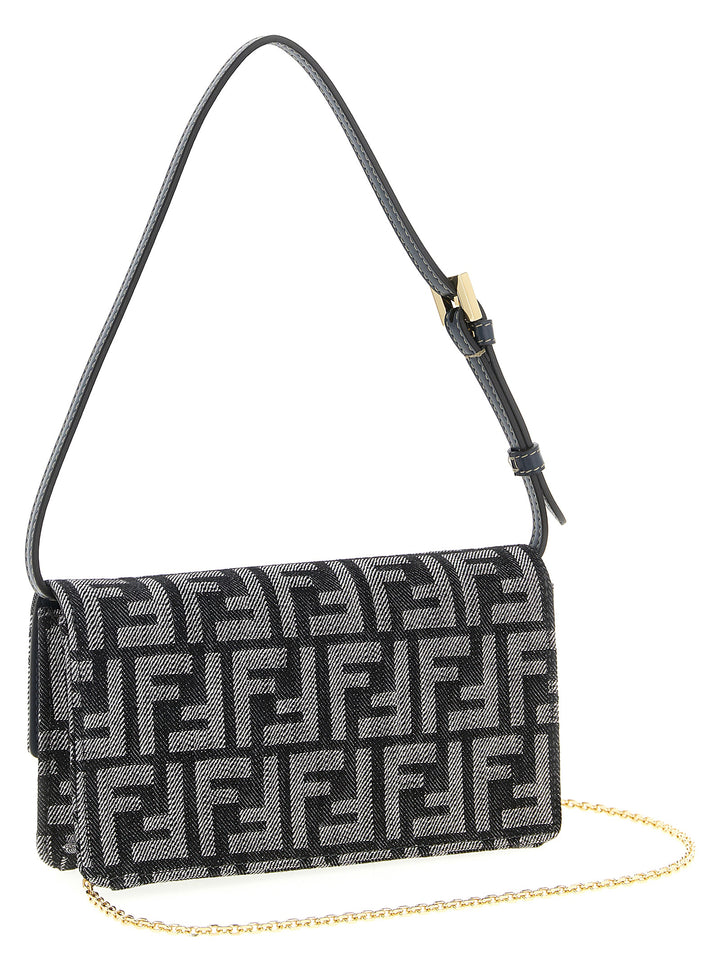 Fendi Baguette Portafogli - Nero | 01efc6628cde4899e9f9a7bdd623471bd0d6169f