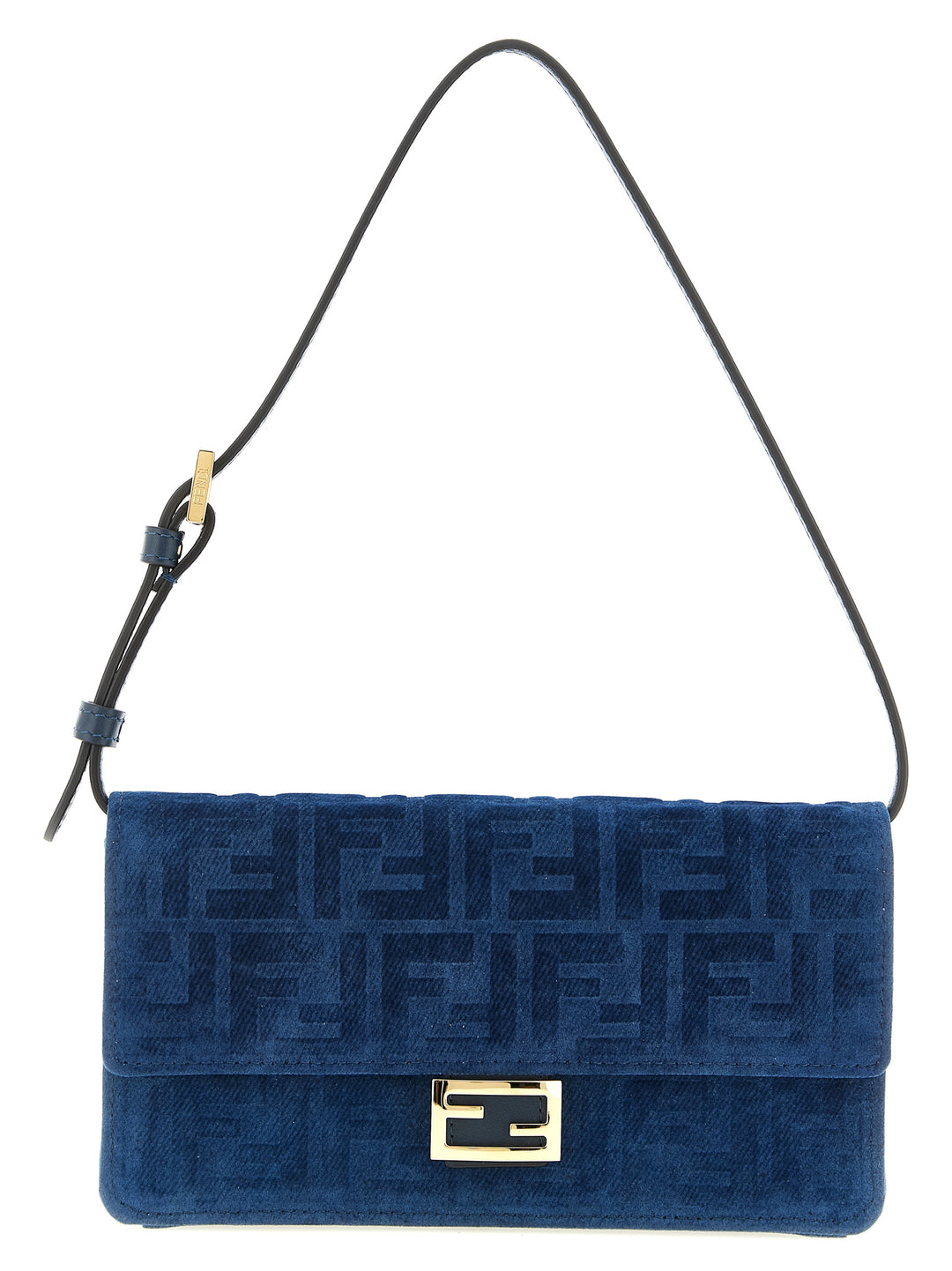 Fendi Baguette Portafogli - Blu | f30a50bb3a0098fa090507cd8743c25221cd672b