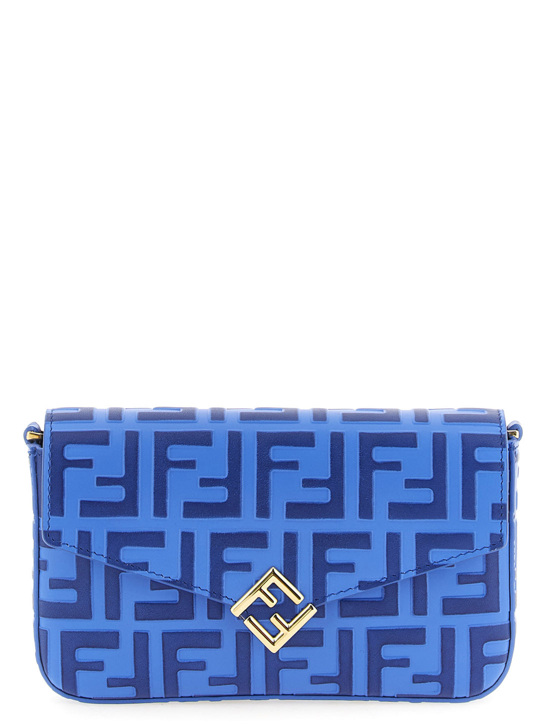 Fendi Ff Diamonds Portafogli - Blu | d76c2d0a5091fd44b8496d8ad0a23a227cbca1c9