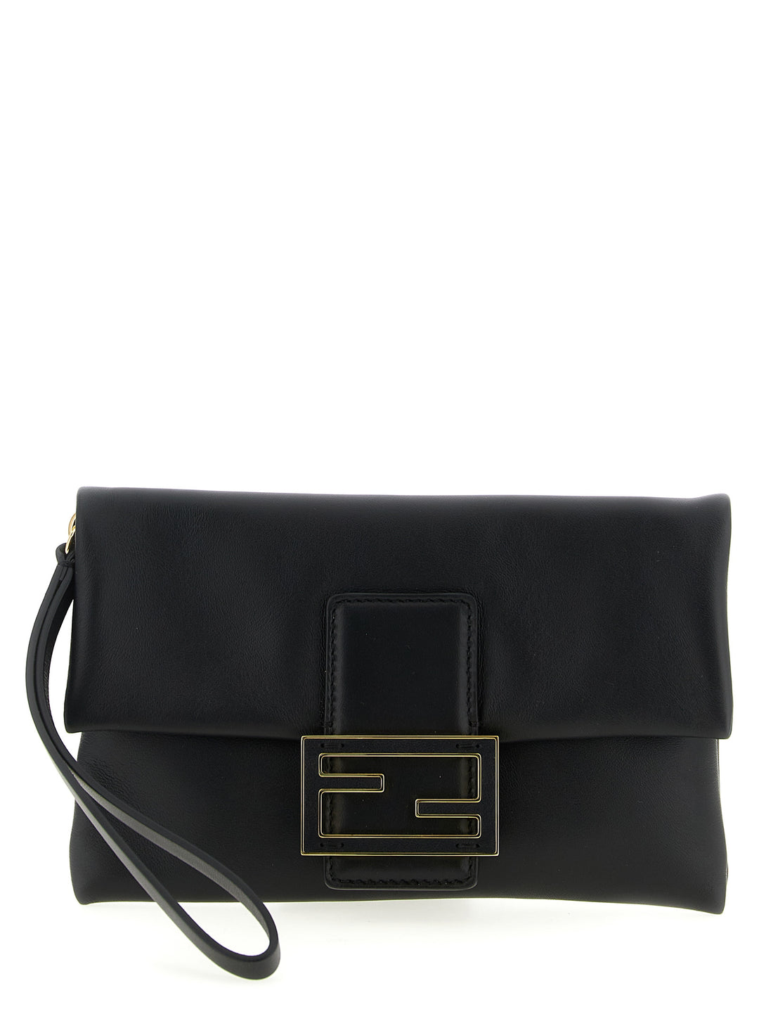 Fendi Mamma Baguette Clutch - Nero | 7e1e4ca1f24db97e3228f14ea28d4d0e2b57a17d