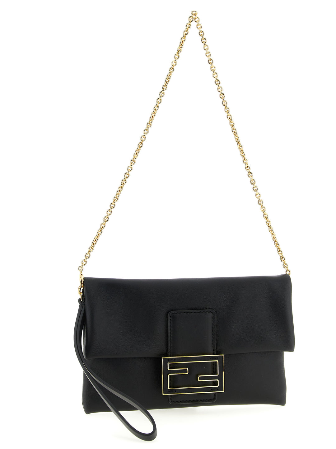 Fendi Mamma Baguette Clutch - Nero | f1f564d1546055c490817df0ab7a9f00340b592d