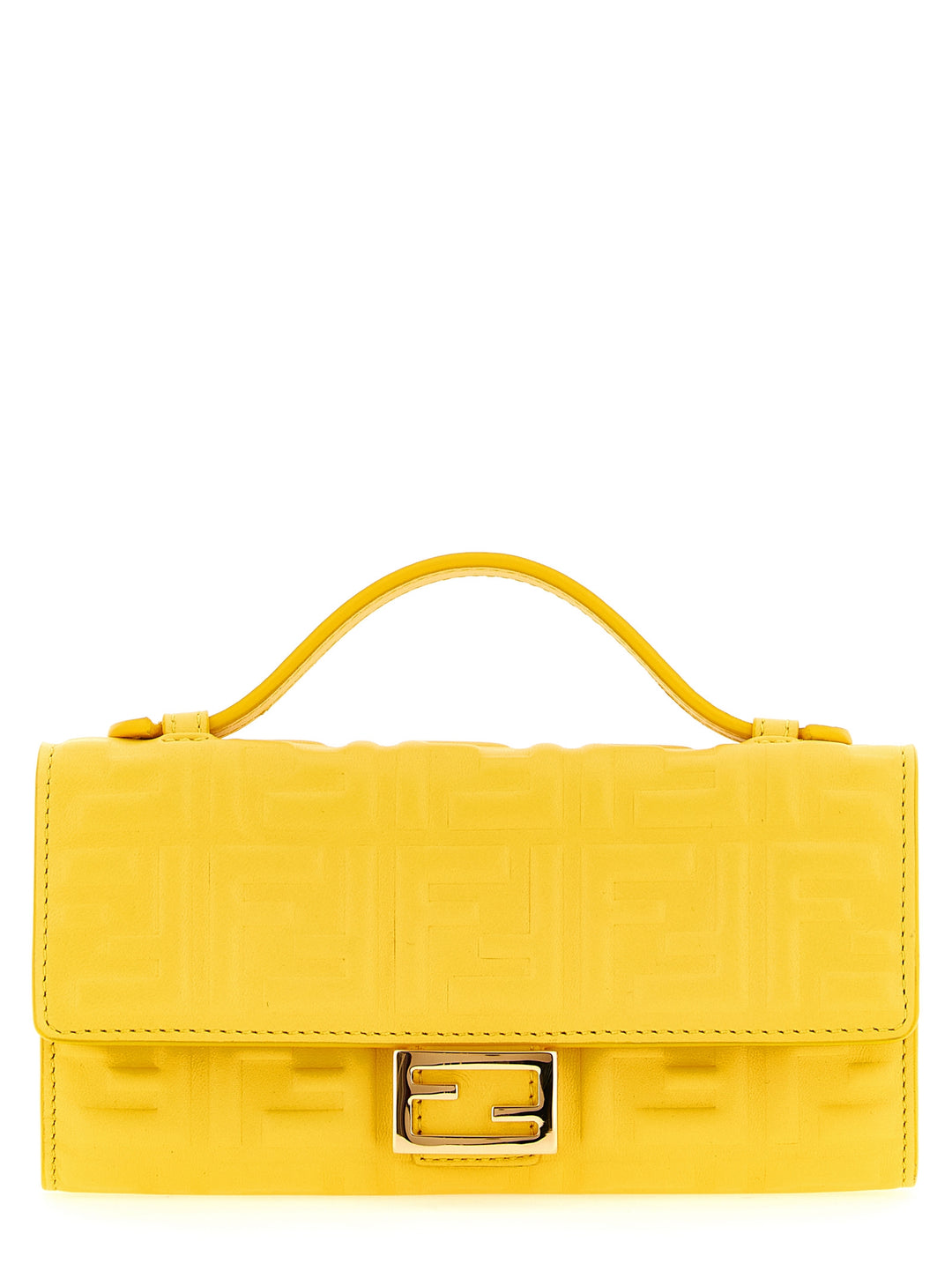Fendi Continental Baguette Portafogli - Giallo | 41baf7b8a48b00deb8985b0c8a4f6b23214dcb05