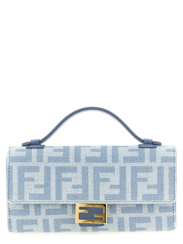 Fendi Continental Baguette Portafogli - Celeste | ae385b4de28bcf115acf706ee7c6bfecec8b776e