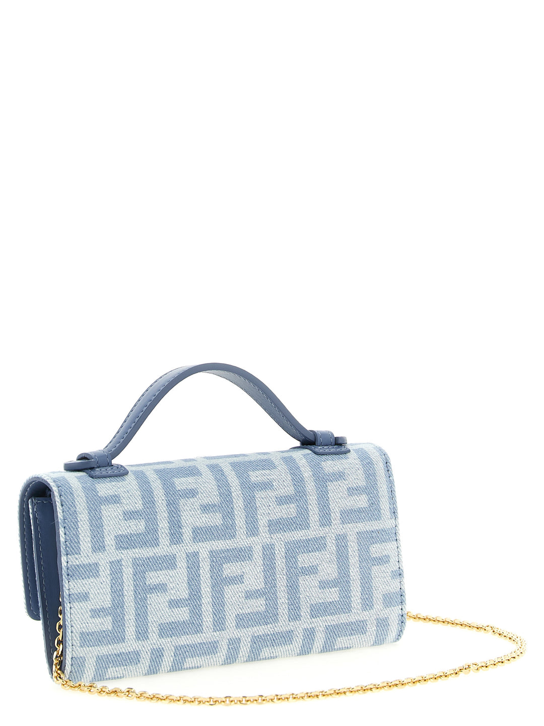 Fendi Continental Baguette Portafogli - Celeste | 6b8af710509a2cbbeb8e6187cea002cec9da2ae9