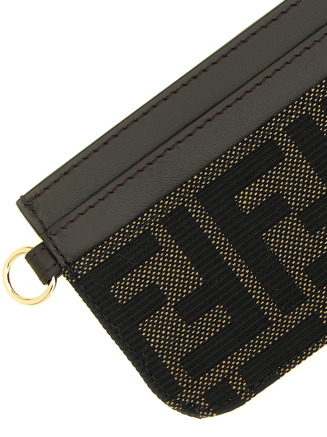 Fendi Ff Jacquard Cardholder Portafogli - Marrone | 2e22078ec2ab3437869253ebf9852bf9025bc291