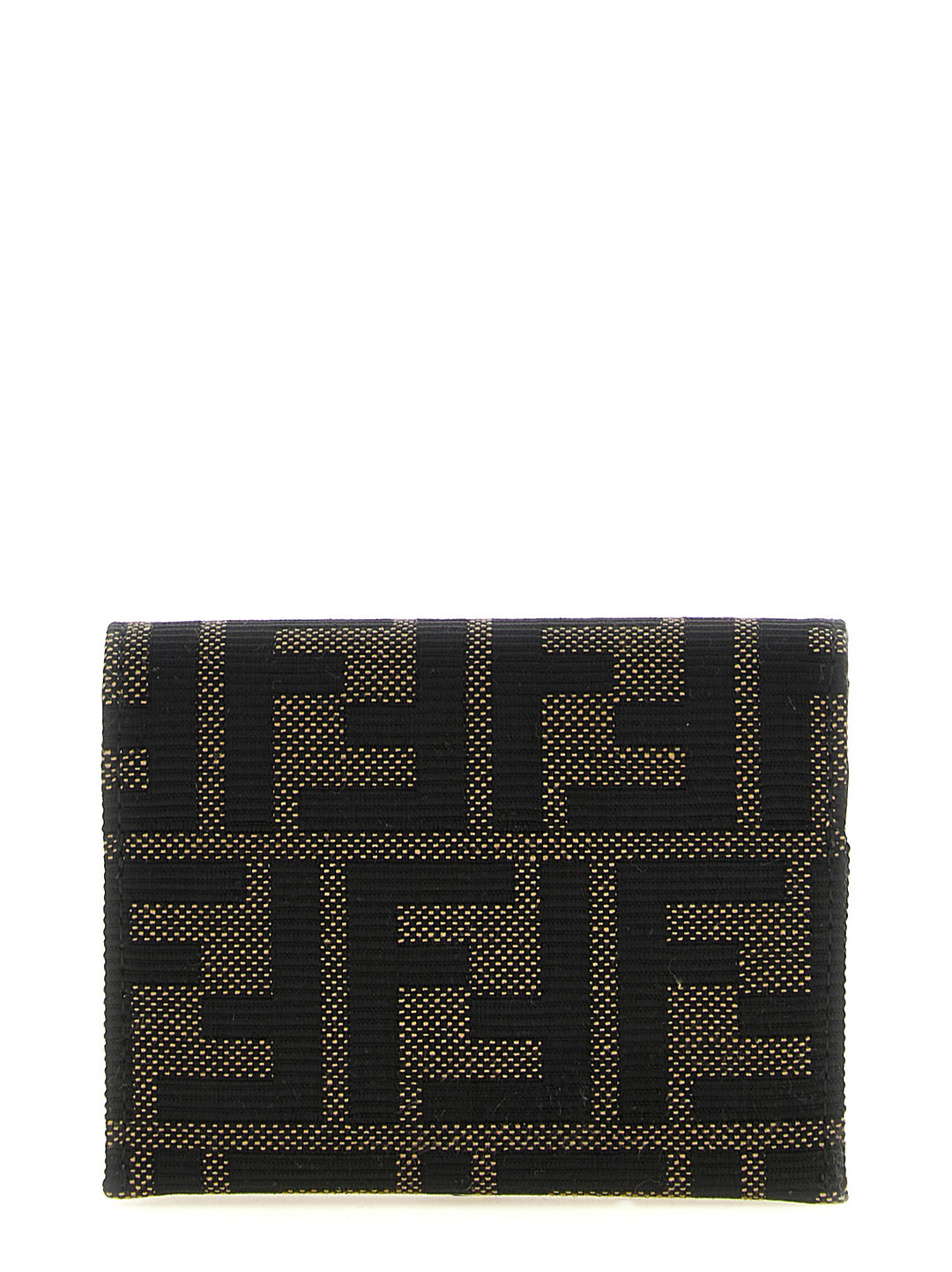Fendi Ff Jacquard Cardholder Portafogli - Marrone | 48c5111172cade8f1633b5dc098f36e913f687f9