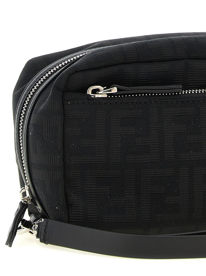 Fendi Small Double Zip Beauty - Nero | b879ba83d93291db1efbd10712f5fc93bbf7d5e0