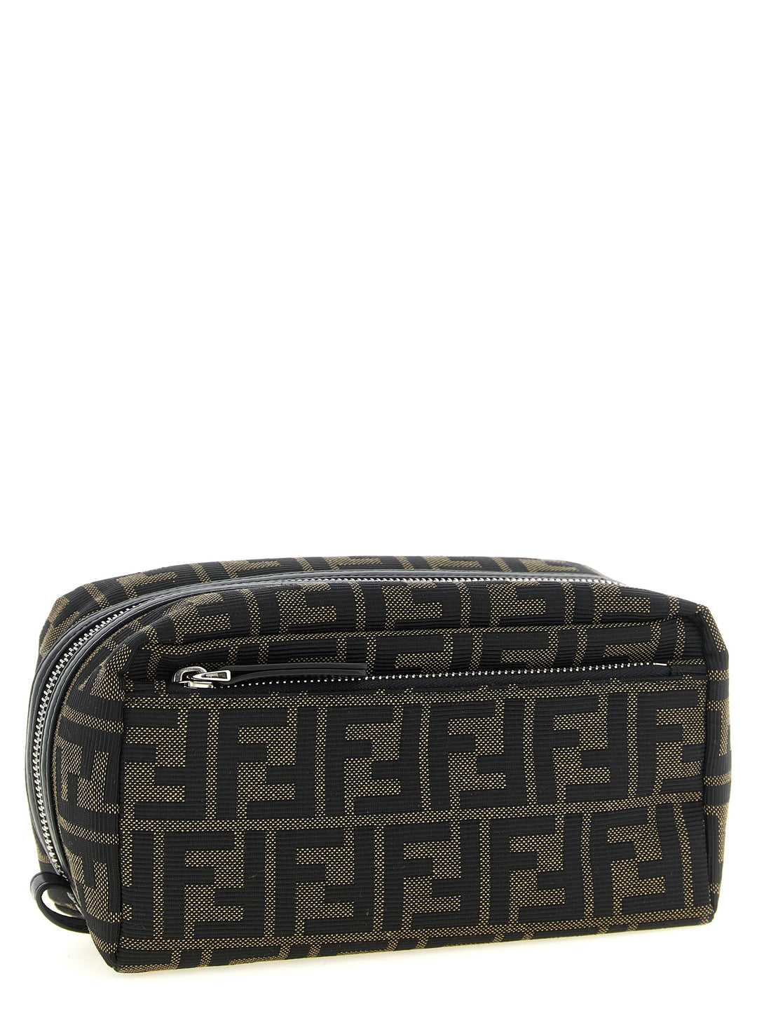 Fendi Small Double Zip Beauty - Marrone | 07c1b13c594de92ae00122cd808a94d7a06e9d6d