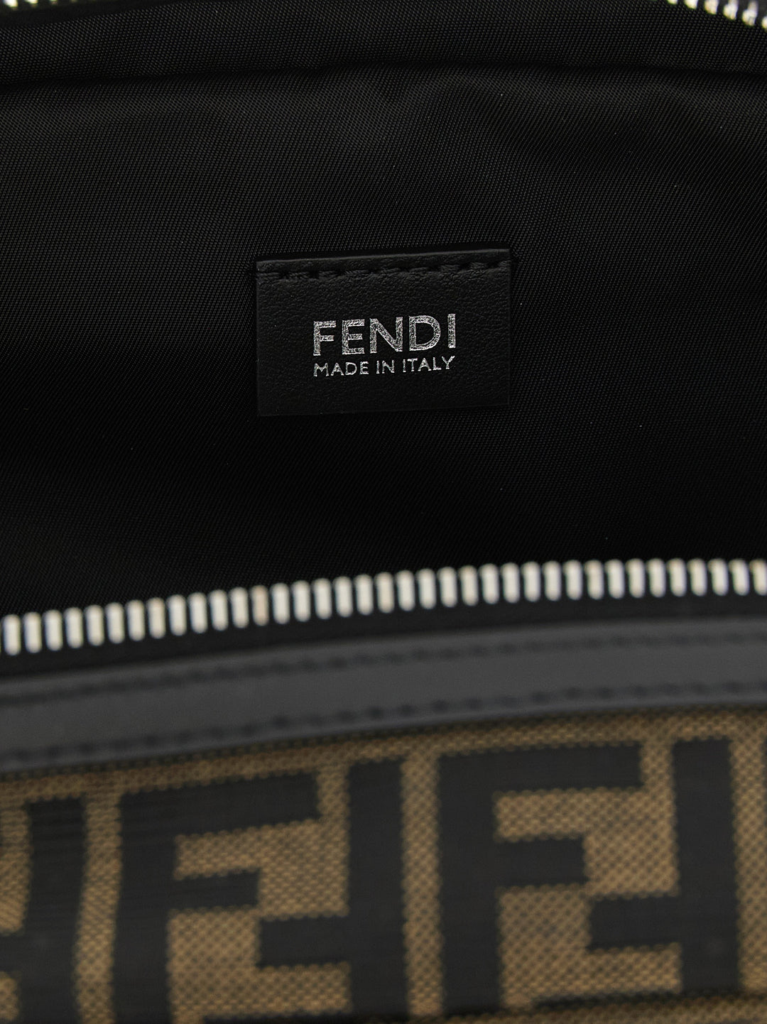 Fendi Small Double Zip Beauty - Marrone | 50a1185a2e4a766c3c868cce5b05a397a2bbf9f7