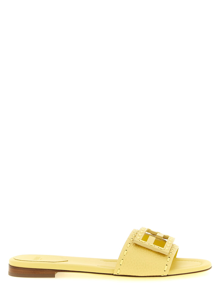 Fendi Baguette Sandali - Giallo | 3ece1af711699f2befd0ef626200039af2f8bb71