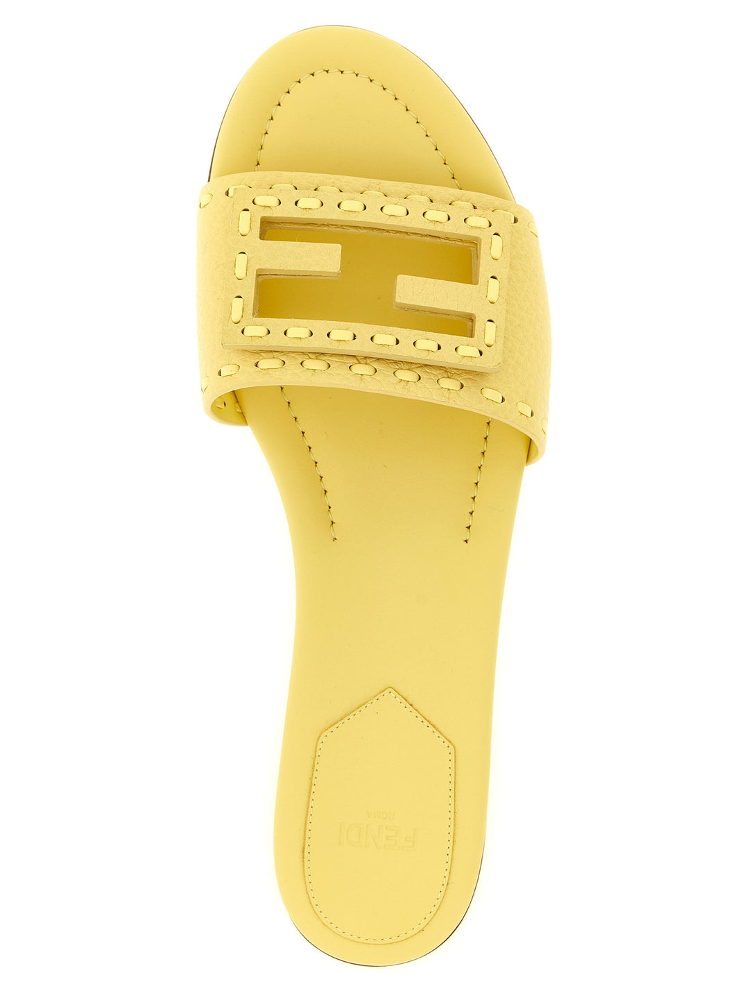 Fendi Baguette Sandali - Giallo | 4403a9250eb9f92f1034534eae3498891783d2a3