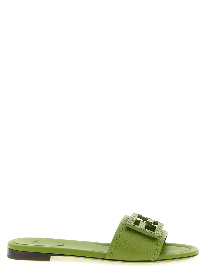 Fendi Baguette Sandali - Verde | a19dca770cf15224a140c862eed3d3943dcd4123