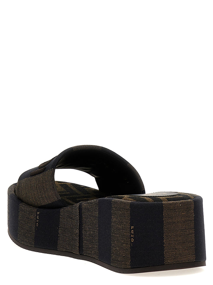 Fendi Fendi Sunshine Sandali - Marrone | 5c83c66a48ebcf371e599fbfde89553bf9fe617e