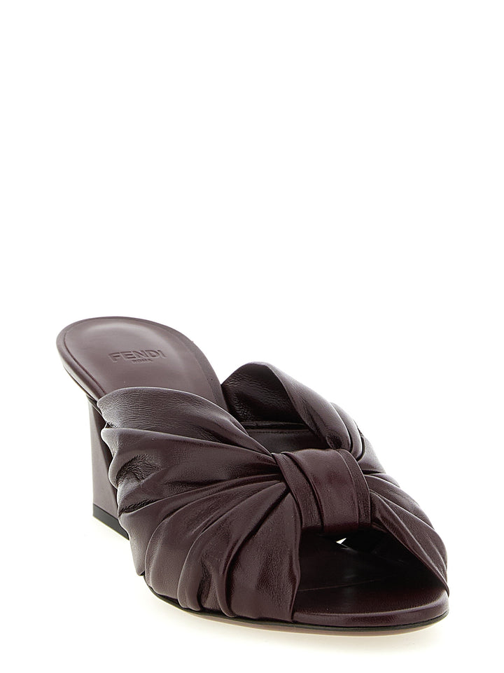 Fendi Fendi Arco Sandali - Bordeaux | 8d004131398223d8624b0db94cb0dcdd03f9bc93