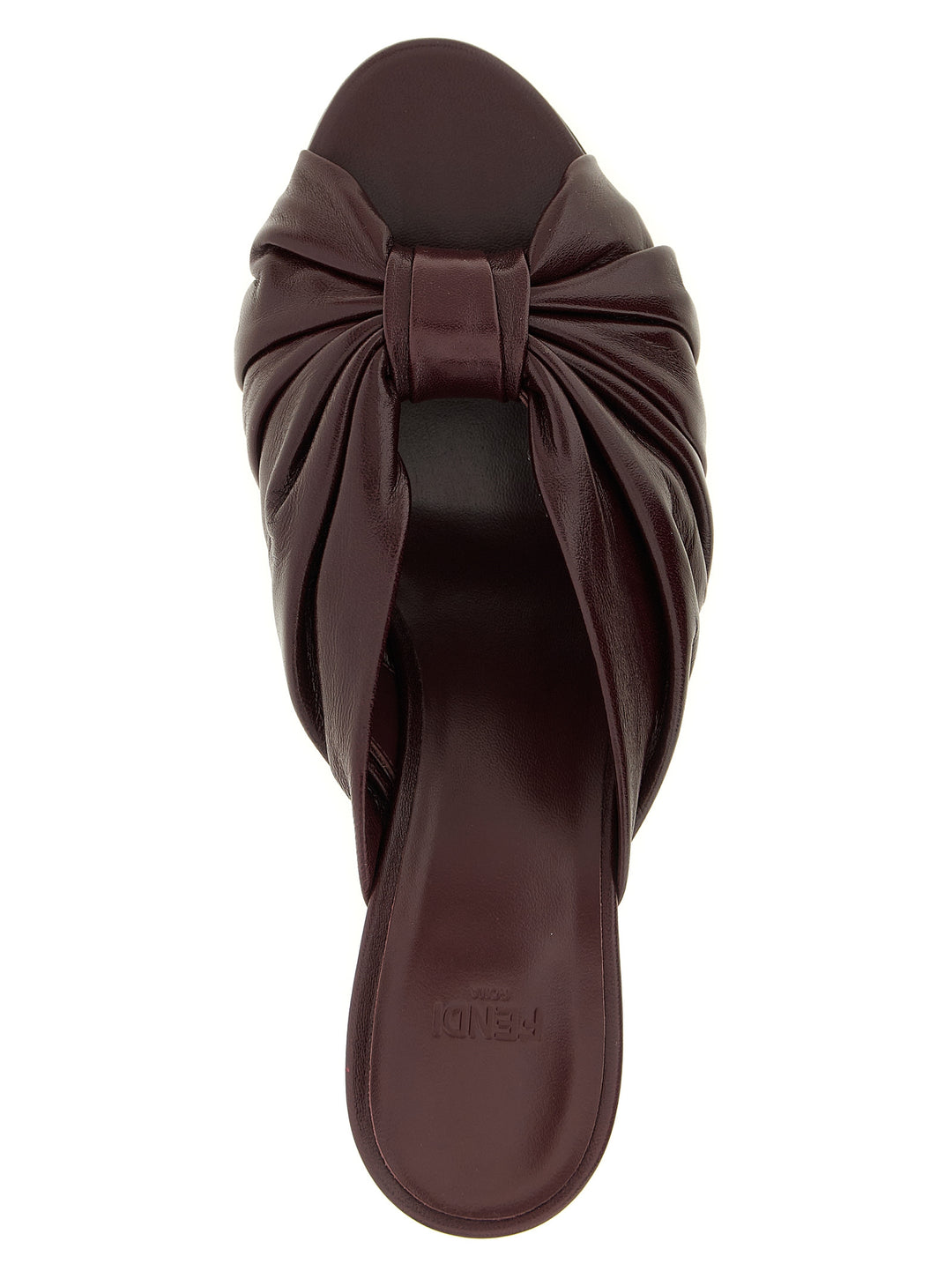 Fendi Fendi Arco Sandali - Bordeaux | d5024e43a6bee624e09996244df727454e6b1526