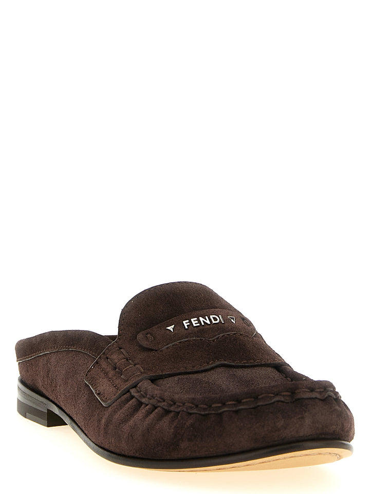 Fendi Fendi Scrunch Flat shoes - Marrone | 3de565b2f9f026586c8d4b24caf0ac7ce3ef449d