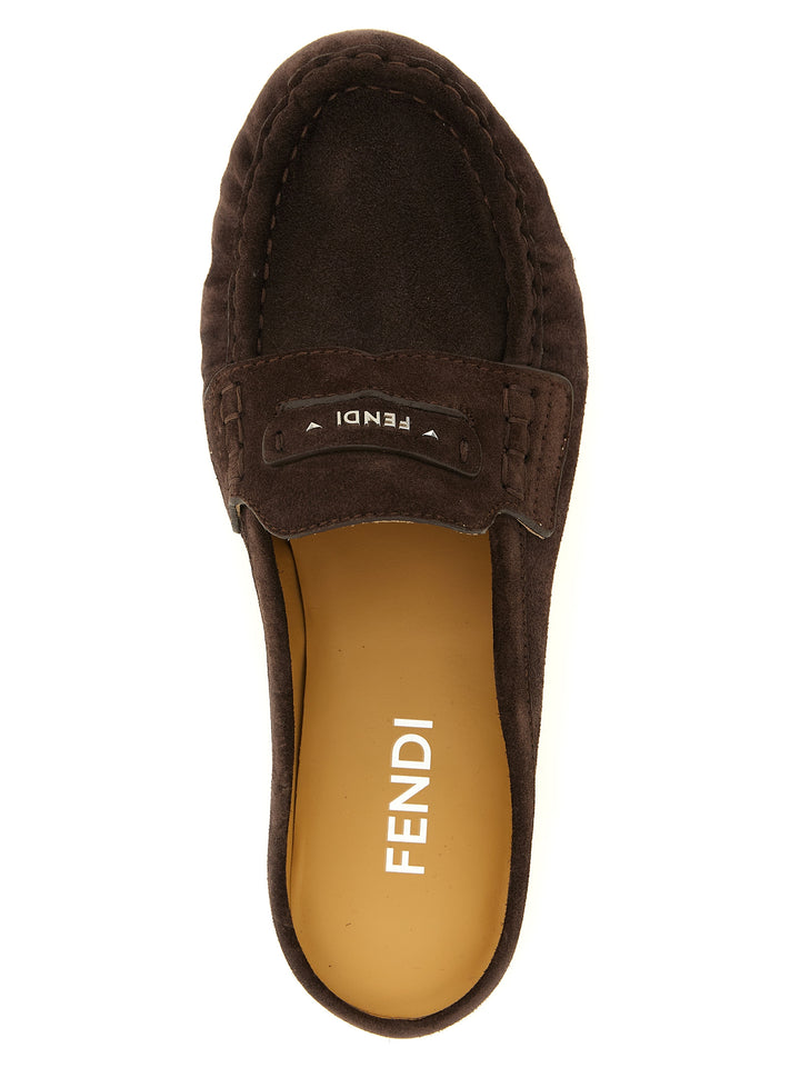 Fendi Fendi Scrunch Flat shoes - Marrone | 1106782afc79114ca84f9f94279e9133bf4f4c17