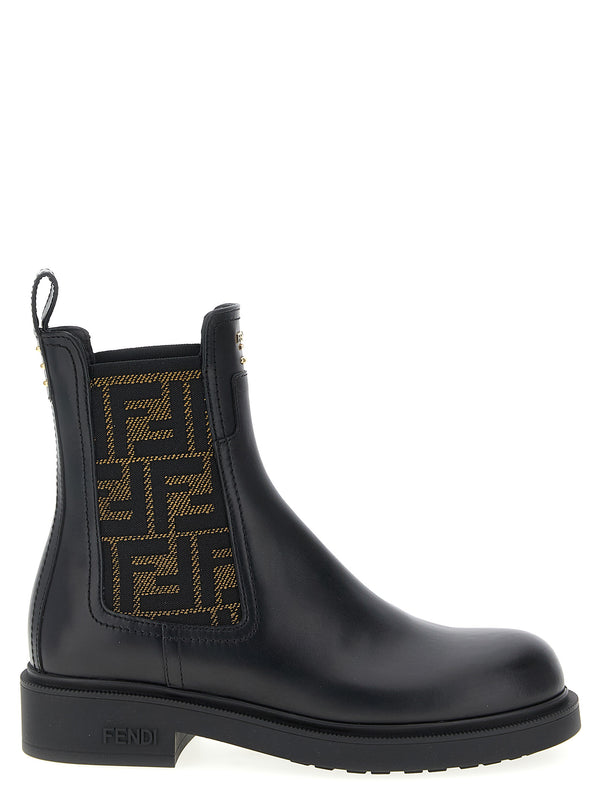 Fendi Filo Botas y Botines Negro