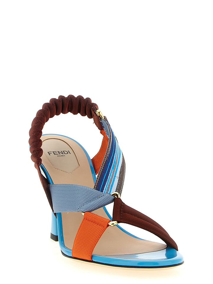 Fendi Colibrì Sandali - Multicolor | f308a77d67346c215f6230bcd1cab2518a1c25b3