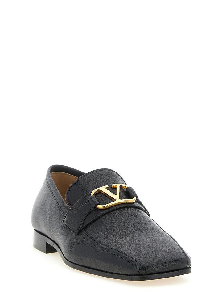 Valentino Garavani Vlogo Signature Mocassini - Nero | f6da9aa575f9522ce503c6340865a0427e21efad