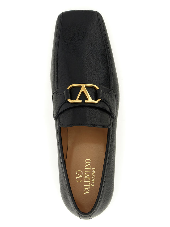 Valentino Garavani Vlogo Signature Mocassini - Nero | 5d767eff898b6befbb78d141092e650d40634611